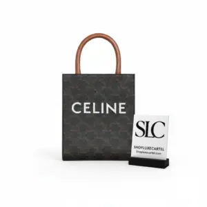 Mini Vertical Tote Bag in Classic Triomphe Canvas 193302