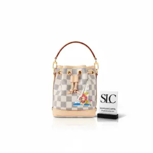 Miniature Drawstring Bucket Crossbody Bag Nano Noe N40511