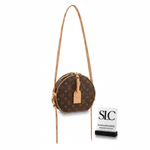 Monogram Canvas Round Hat Box Crossbody Bag M52294