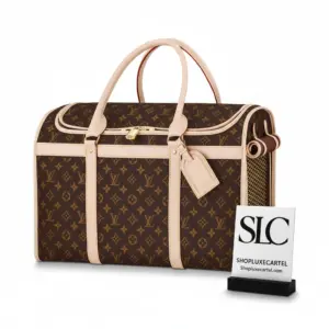 Monogram Canvas Travel Dog Carrier Pet Bag 50 M42021