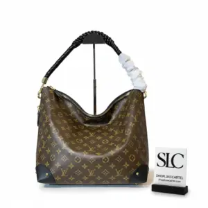 Monogram Canvas Triangle Softy Shoulder Pouch Bag M44130