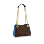 Monogram-Chain-Strap-Shoulder-Handbag-with-Tassel-M43775-M43776-M43777-M44299-Blue-Monogram-Chain-Strap-Shoulder-Handbag-with-Tassel-M43775-M43776-M43777-M44299-Blue-1.webp