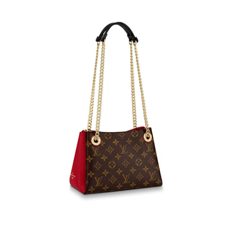 Monogram-Chain-Strap-Shoulder-Handbag-with-Tassel-M43775-M43776-M43777-M44299-Red-Monogram-Chain-Strap-Shoulder-Handbag-with-Tassel-M43775-M43776-M43777-M44299-Red-1.webp