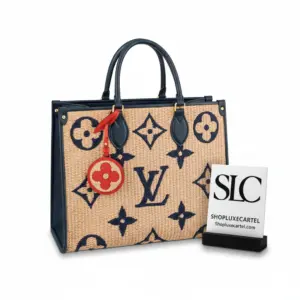 Monogram Embossed Leather Medium Tote Bag M57723 M57707