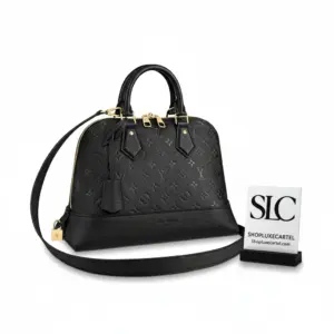 Monogram Embossed Top Handle Dome Satchel Bag M44832 M44834