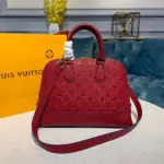 Monogram-Embossed-Top-Handle-Dome-Satchel-Bag-M44832-M44834-Red-Monogram-Embossed-Top-Handle-Dome-Satchel-Bag-M44832-M44834-Red-3.webp