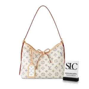 Monogram Jacquard Hobo Style CarryAll Shoulder Bag PM M24707