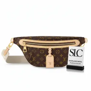 Monogram Print High Rise Adjustable Crossbody Bumbag M46784