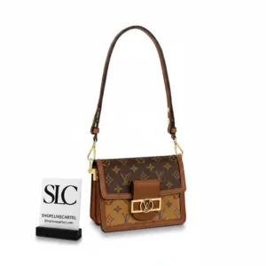 Monogram Print Mini Dauphine Crossbody Shoulder Bag M44580