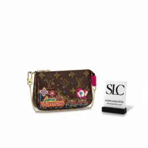 Monogram Print Mini Pochette Accessoires Chain Pouch M69752