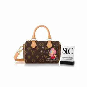 Monogram Print Nano Speedy Vivienne Crossbody Top Handle Bag M82624