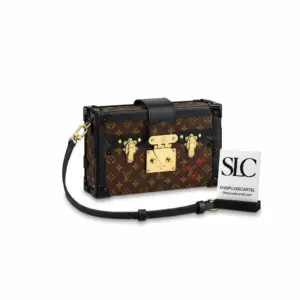 Monogram Print Petite Malle Trunk Style Crossbody Bag M40273
