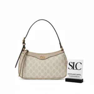 Monogram Print Small Top Handle Dome Shoulder Bag 735145