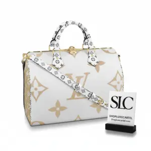 Monogram Print Speedy 30 Boston Duffle Travel Bag M44572 M44573