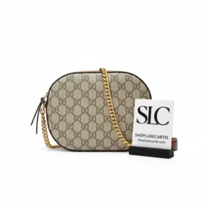 Monogram Print Supreme Canvas Mini Crossbody Bag 409535