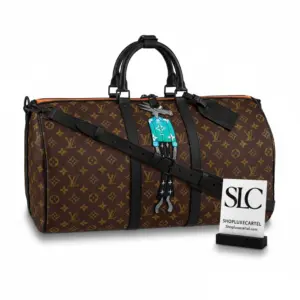 Monogram Print Travel Duffle Keepall Bandouliere 50 M45616