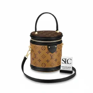 Monogram Reverse Canvas Cannes Cylinder Top Handle Bag M43986