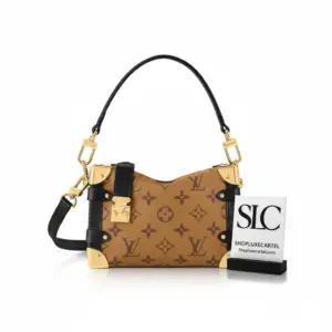 Monogram Reverse Canvas Side Trunk PM Crossbody Shoulder Bag M47139