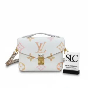 Monogram Satchel Crossbody Bag with Classic Top Handle M23055