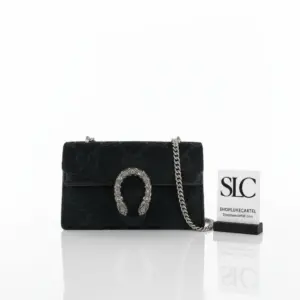 Monogram Velvet Super Mini Chain Crossbody Evening Bag 476432
