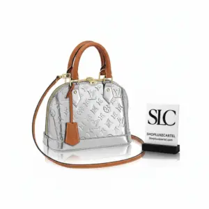 Monogram Vernis Alma BB Patent Leather Top Handle Bag M91606