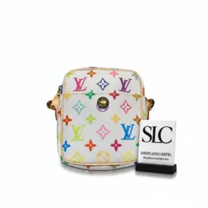 Multi-color Monogram Print Compact Crossbody Shoulder Bag M40055