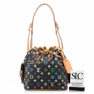Multicolor Monogram Print Drawstring Noe Bucket Bag M42229