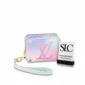 Multipurpose Monogram Print Toiletry Pouch Travel Organizer Case M81339