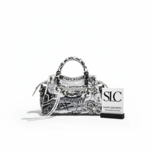 Neo Cagole XS Studded Tote in Printed Crinkled-Leather 638515
