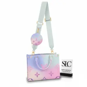 Onthego PM Top Handle Tote in Sunrise Pastel M59856