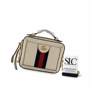 Ophidia Classic Stripe Mini Dome Shape Shoulder Bag 602576