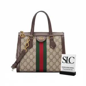 Ophidia Small GG Monogram Top Handle Tote Bag 547551