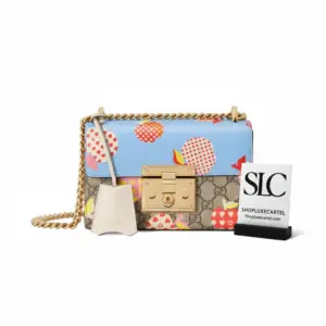 Padlock Heart Apple Print Small Crossbody Shoulder Bag 409487