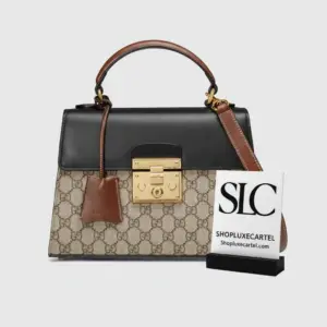 Padlock Small Monogram Top Handle Shoulder Bag 453188