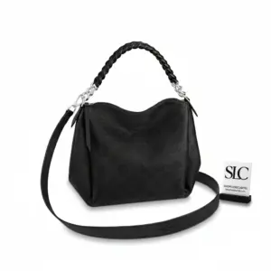 Perforated Leather Hobo Style Shoulder Crossbody Bag M51223