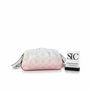 Perforated Mahina Leather Scala Mini Crossbody Pouch M80497