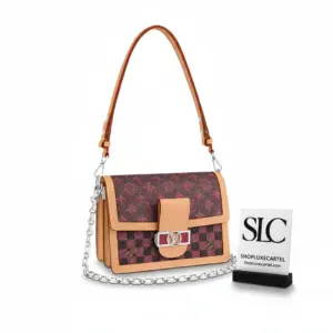 Printed Calf Leather Flap Shoulder Bag Crossbody MM M55452