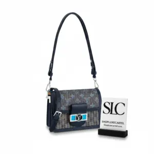 Printed Calf Leather Mini Dauphine Style Shoulder Bag M55454