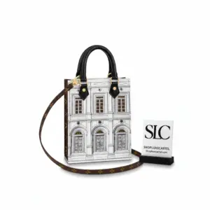 Printed Matte Leather Petit Sac Plat Crossbody Bag M80991