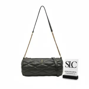 Puffer Style Sade Mini Quilted Tube Shoulder Bag 699703