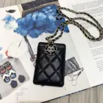 Quilted-Camellia-Floral-Print-Flap-Card-Holder-Wallet-86068-Black-Quilted-Camellia-Floral-Print-Flap-Card-Holder-Wallet-86068-Black-1.webp