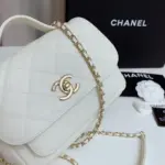 Quilted-Caviar-Leather-Small-Top-Handle-Flap-Bag-A93749-White-Quilted-Caviar-Leather-Small-Top-Handle-Flap-Bag-A93749-White-3.webp