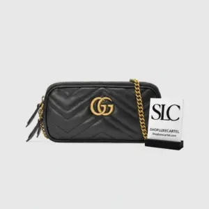 Quilted Chevron Matelassé Leather Mini Chain Bag 546581