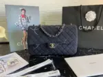 Quilted-Denim-Classic-Flap-Jumbo-Shoulder-Handbag-AS2072-Black-Quilted-Denim-Classic-Flap-Jumbo-Shoulder-Handbag-AS2072-Black-1.webp