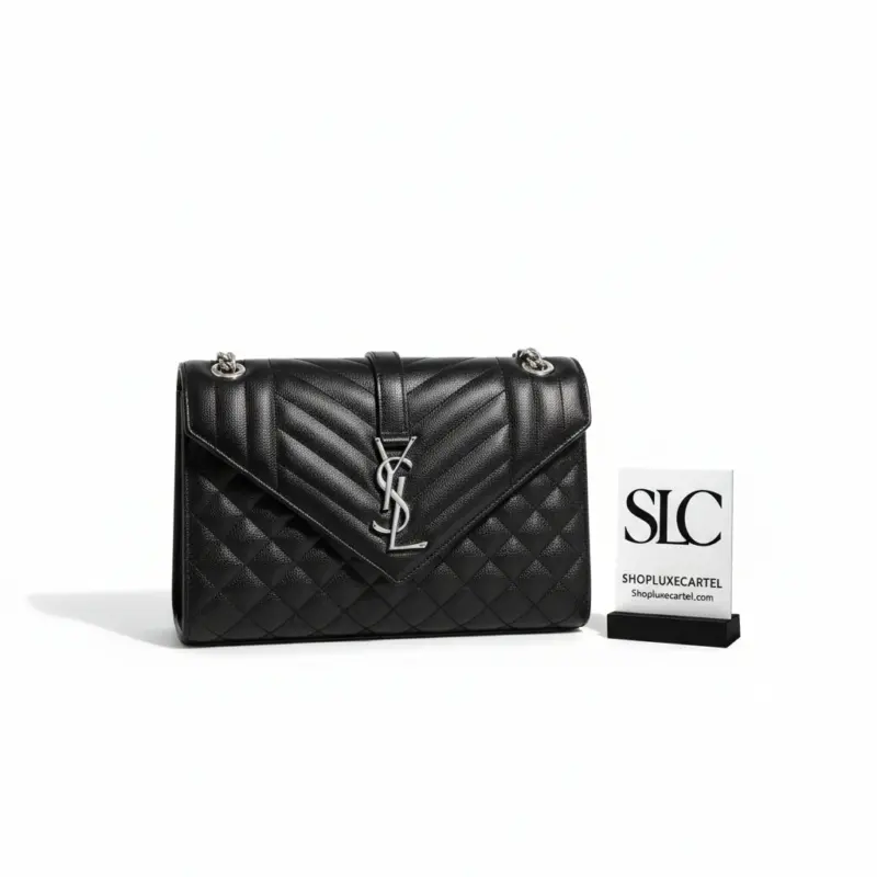 Quilted-Envelope-Medium-Shoulder-Bag-in-Black-Grained-Leather-487206-1.webp