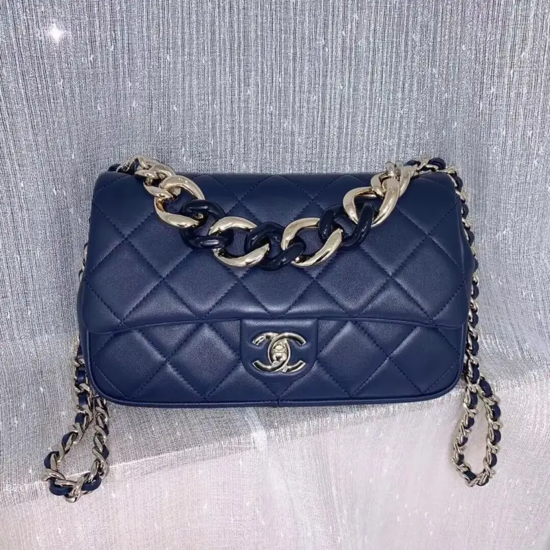 Quilted-Flap-Shoulder-Bag-with-Large-Bi-Color-Chain-AS1353-Blue-Quilted-Flap-Shoulder-Bag-with-Large-Bi-Color-Chain-AS1353-Blue-1.webp