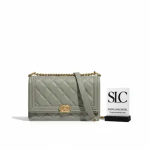 Quilted Flap Wallet on Chain Crossbody Shoulder Bag 80287