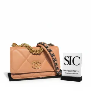 Quilted Goatskin 19 Wallet On Chain Flap Bag 422740