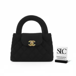 Quilted Jersey Mini Top Handle Flap Shopper Bag AS4416