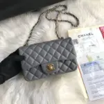 Quilted-Lambskin-20cm-Classic-Flap-Shoulder-Bag-1116-Grey-Quilted-Lambskin-20cm-Classic-Flap-Shoulder-Bag-1116-Grey-2.webp